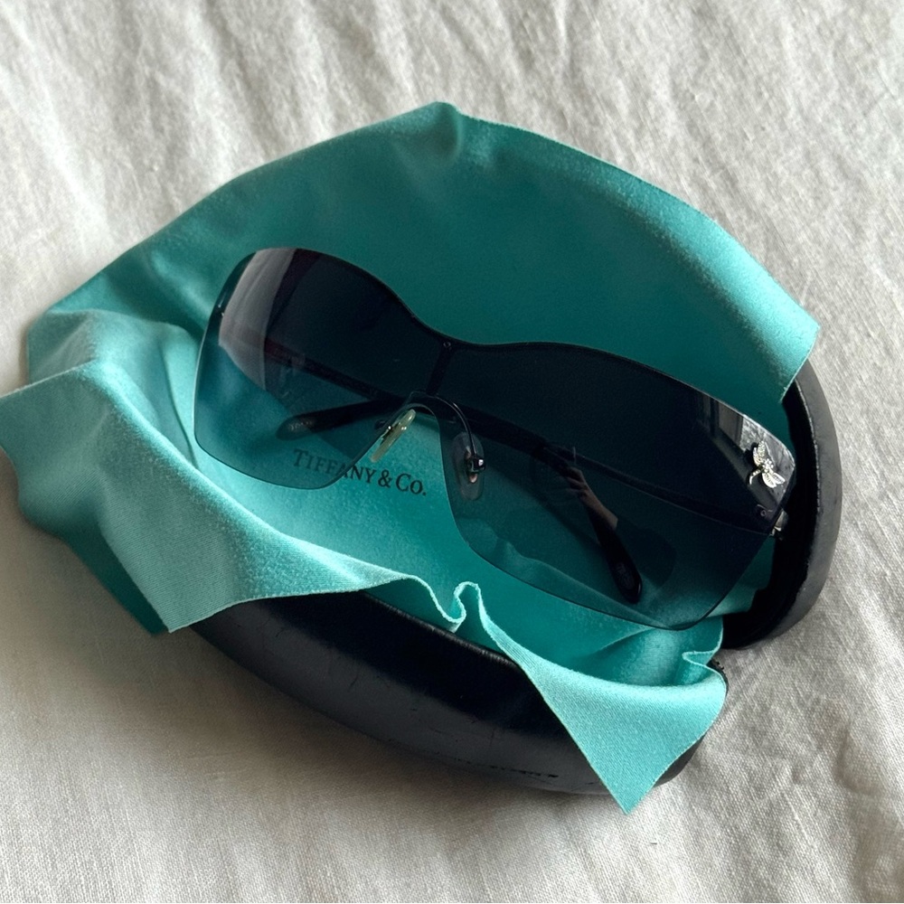 Tiffany & Co Dragonfly Blue Glasses Y2K